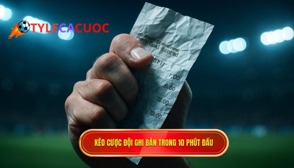 Kèo cược đội ghi bàn trong 10 phút đầu