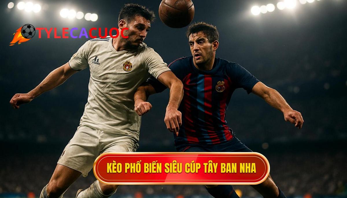 Các loại kèo phổ biến tại Siêu cúp Tây Ban Nha