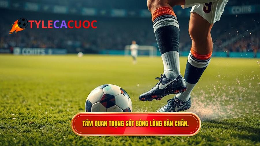Tại sao kỹ thuật sút bóng bằng lòng bàn chân phải lại quan trọng?