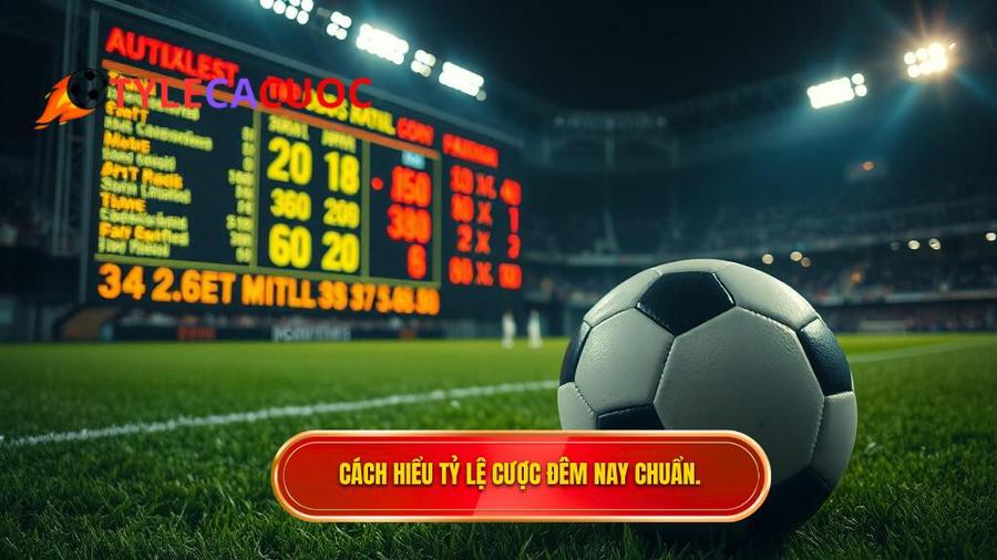 1. Cách hiểu tỷ lệ cược đêm nay chuẩn.