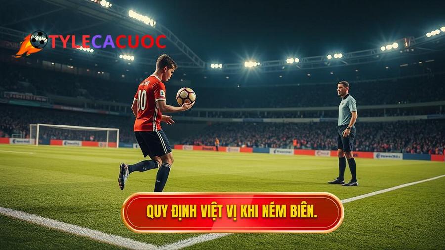 Quy định của IFAB về lỗi việt vị khi nhận bóng từ quả ném biên
