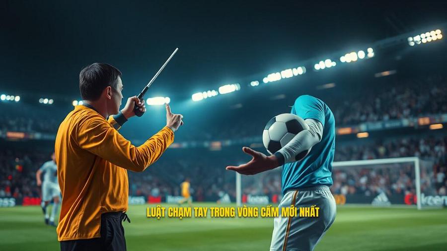 Các trường hợp bị thổi phạt theo Luật chạm tay trong vòng cấm mới nhất