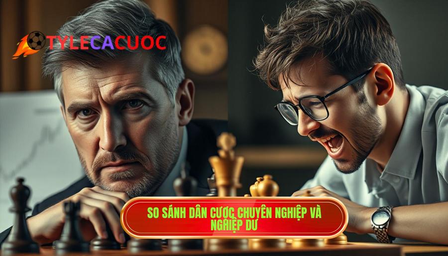  So sánh dân cược chuyên nghiệp và nghiệp dư